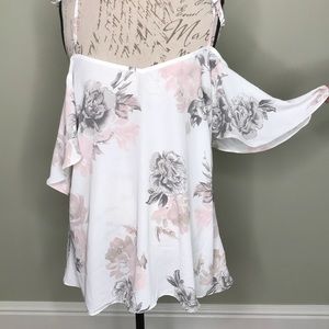 City Chic Floral Blouse